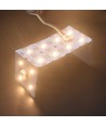 Panneau LED CCT pliable 25x25 cm 15W RA95 - 24V DC, IP20