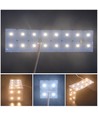 Panneau LED CCT pliable 25x25 cm 15W RA95 - 24V DC, IP20