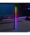 RGBIC lumière de bureau synchronisée avec la musique - 18 cm, batt. intégrée, Bluetooth
