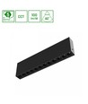 Luminaire Grid S 12W - montage en surface, CCT, 230V, 40°, IP20, 222x26x60mm, noir, Spectrum