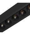 Luminaire Grid S 12W - montage en surface, CCT, 230V, 40°, IP20, 222x26x60mm, noir, Spectrum