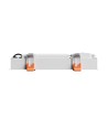 Plafonnier 12W GRID S - 1200lm, CCT, bord blanc