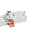 Plafonnier 12W GRID S - 1200lm, CCT, bord blanc