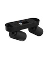 Plafonnier avec 2 spots, GU10 - Noir, IP20 intérieur, sans source lumineuse