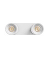 Plafonnier avec 2 spots, GU10 - Blanc, IP20 intérieur, sans source lumineuse