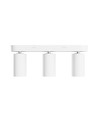 Plafonnier avec 3 spots, GU10 - Blanc, IP20 intérieur, sans source lumineuse