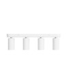 Plafonnier avec 4 spots, GU10 - Blanc, IP20 intérieur, sans source lumineuse