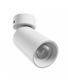 Spot mural/plafonnier GU10 - Blanc, montage en saillie, IP20, sans source lumineuse