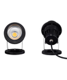12-24V lampe de jardin LED - 6W, noir, piquet, 450 lm, IP65