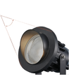 12-24V lampe de jardin LED - 6W, noir, piquet, 450 lm, IP65