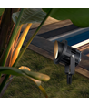 12-24V lampe de jardin LED - 6W, noir, piquet, 450 lm, IP65
