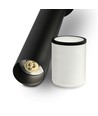 Lampe de jardin GU10 - IP54, IK07, noir, éclairage de façade extérieur, sans source lumineuse