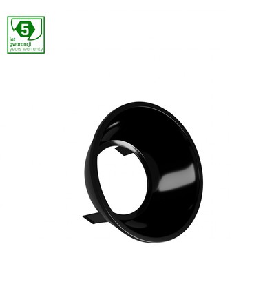 Réflecteur pour spot encastrable 10W Orbito - Noir brillant, Ø7cm, UGR