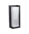 Applique murale 20W Verto Block CCT - 120lm/W, IP65, noir, couleur de lumière réglable, éclairage de façade