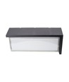 Applique murale 20W Verto Block CCT - 120lm/W, IP65, noir, couleur de lumière réglable, éclairage de façade