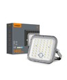 Projecteur LED solaire 20W avec détecteur - 1400lm, IP65, 5000K, gris, extérieur