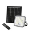 Projecteur LED solaire 20W avec détecteur - 1400lm, IP65, 5000K, gris, extérieur