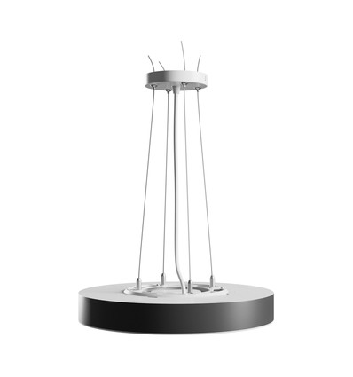 Plafonnier LED 24W Nymphea Optima, CCT - Anneau noir, 112lm/W, Ø30cm, garantie 5 ans
