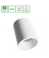 Orbito surface 10W - blanc chaud, 230V, 40°, IP44, UGR19, IRC90, Ø75x100mm, blanc, rond