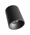 Spot LED plafonnier, Watt réglable - En saillie, 14W-27W, IP44, RA90, UGR19, 5 ans de garantie, noir