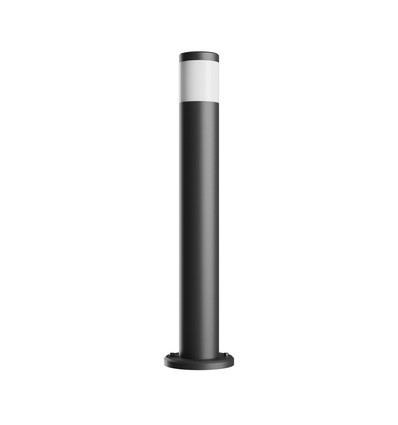 72cm Stella borne de jardin GU10, 6W CCT - IP44, noir, rond, source lumineuse remplaçable, 3 couleurs de lumière