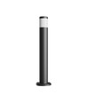 72cm Stella borne de jardin GU10, 6W CCT - IP44, noir, rond, source lumineuse remplaçable, 3 couleurs de lumière