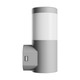 6W Stella Column applique murale CCT - IP44, IK08, gris, incl. ampoule GU10, 3 couleurs de lumière