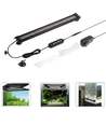 40 cm luminaire d'aquarium - 12W, peut être utilisé avec une pompe à air, RGB+NW, IP68