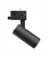 Spot sur rail triphasé 8W 3-en-1 - 25°, CCT, Noir