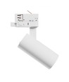 Spot sur rail triphasé 8W 3-en-1 - 25°, CCT, blanc
