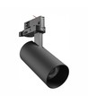 Spot sur rail triphasé 16W 3-en-1 - 25°, CCT, noir