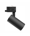 Spot sur rail triphasé 16W 3-en-1 - 25°, CCT, noir