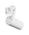 Spot sur rail triphasé 16W 3-en-1 - 25°, CCT, Blanc