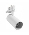 Spot sur rail triphasé 16W 3-en-1 - 25°, CCT, Blanc