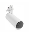 Projecteur sur rail triphasé 24W 3-en-1 - 25°, CCT, Blanc