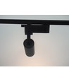 Spot sur rail monophasé 6,5W dimmable RA 98 - Noir, 1F2W