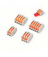 Kit de bornes de connexion 46 pcs - 0,32-2,5 mm² pour 2/3/4/5 fils