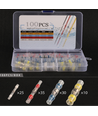 100 pcs. gaine thermorétractable - 4 tailles, 0,25-6mm2