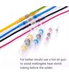 50 pcs. gaine thermorétractable - 4 tailles, 0,25-6mm2