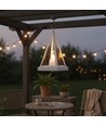 LED lanterne triangulaire - Blanc, batterie, IP54 intérieur/extérieur