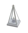 LED lanterne triangulaire - Blanc, batterie, IP54 intérieur/extérieur