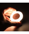 Lampe LED mini rechargeable, magnétique - Blanc, tactile dimmable, IP54 intérieur/extérieur