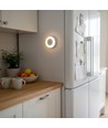 Lampe LED mini rechargeable, magnétique - Blanc, tactile dimmable, IP54 intérieur/extérieur