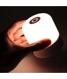 Lampe de table LED rechargeable intérieur/extérieur - Blanc, tactile dimmable, 3 en 1, IP54 extérieur
