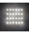 Panneau LED pliable 25x25cm 17,5W RGB+NW RA95 - 24V DC, IP20
