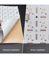 Panneau LED pliable 49x24 45W RGB+CW RA95 - 24V DC, IP20