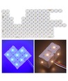 Panneau LED Pliable RGB+NW RA95 - 24V DC, IP20, 49x24cm, 45W