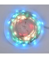 Guirlande lumineuse LED RGBIC 10m - 5V USB, 100 LED, câble transparent, télécommande + bluetooth