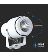 VT-857 lampe de jardin 12W - 4000K, blanc, piquet de terre