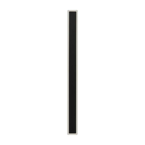 Applique murale LED 17W, RA90, noir - 2330lm, IP65, 4000K, 62,5cm, éclairage à 360 degrés